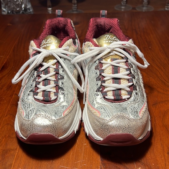 Skechers D’Lites Woman’s size 8.5 Running Shoes - Picture 4 of 12